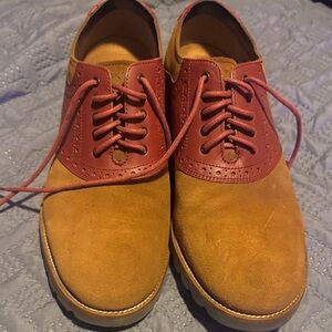 Rockport Brown and Red Oxfords